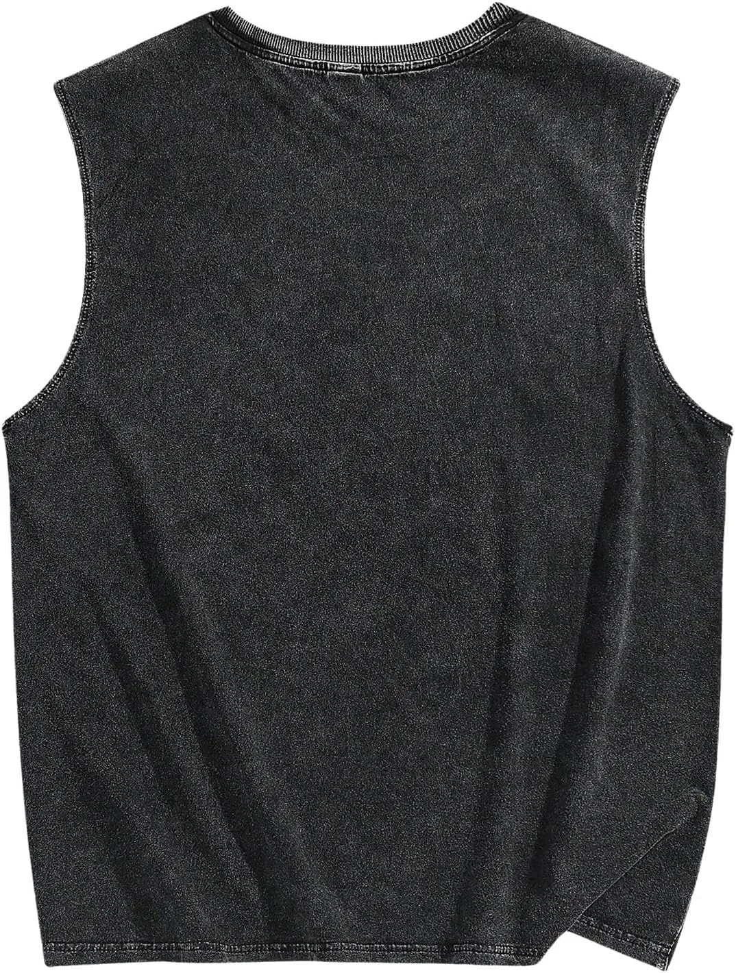 SOLY HUX Men's Graphic Tank Top Sleeveless Loose Shirt Vintage Streetwear Casual Tee Tops