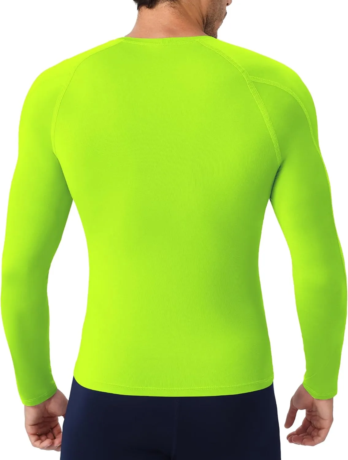 SPVISE Compression Shirt Men Long Sleeve, Cool Dry Men's Athletic Workout Running T-Shirt Tops, Sports Rash Guard Base Layer