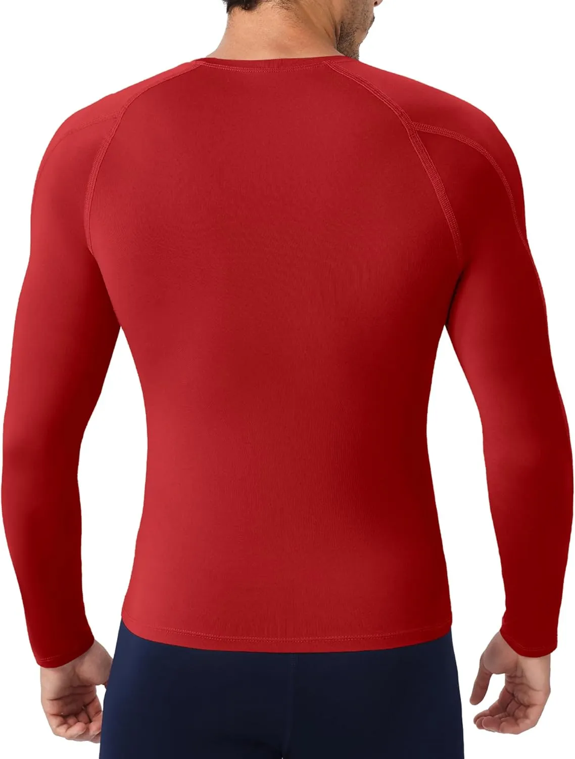 SPVISE Compression Shirt Men Long Sleeve, Cool Dry Men's Athletic Workout Running T-Shirt Tops, Sports Rash Guard Base Layer