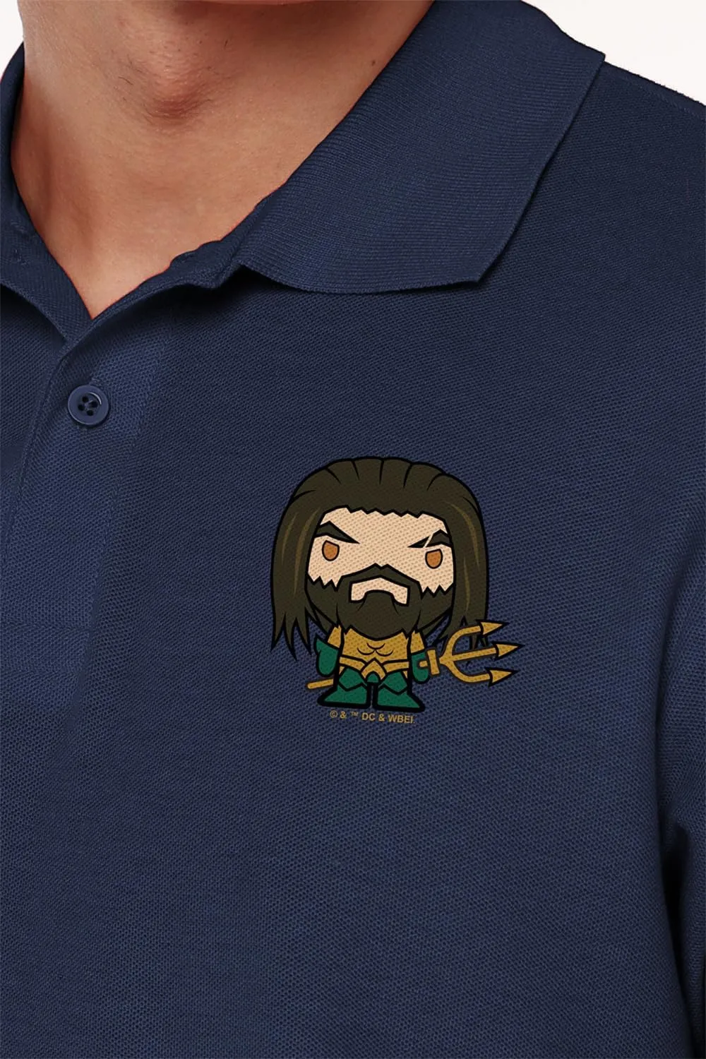 Super Hero Chibi Collection Cotton Polo Shirt