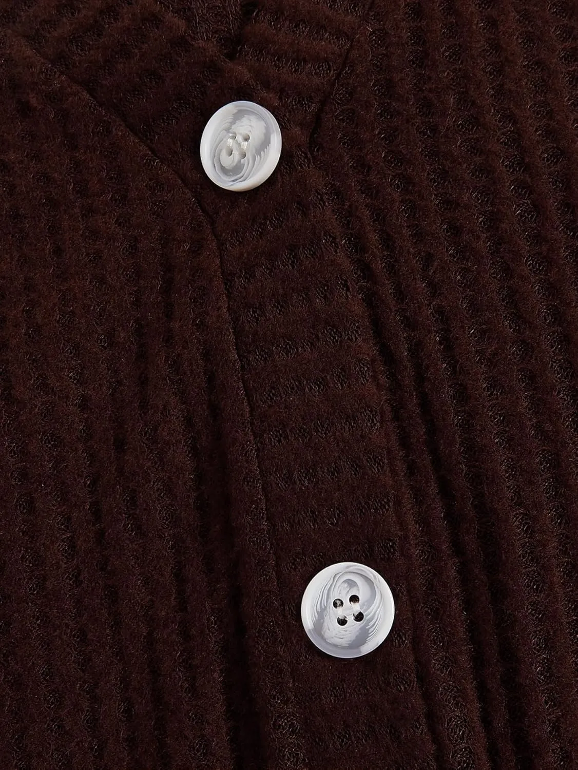 SweatyRocks Women's Long Sleeve Button Front V Neck Soft Knit Cardigan Sweaters