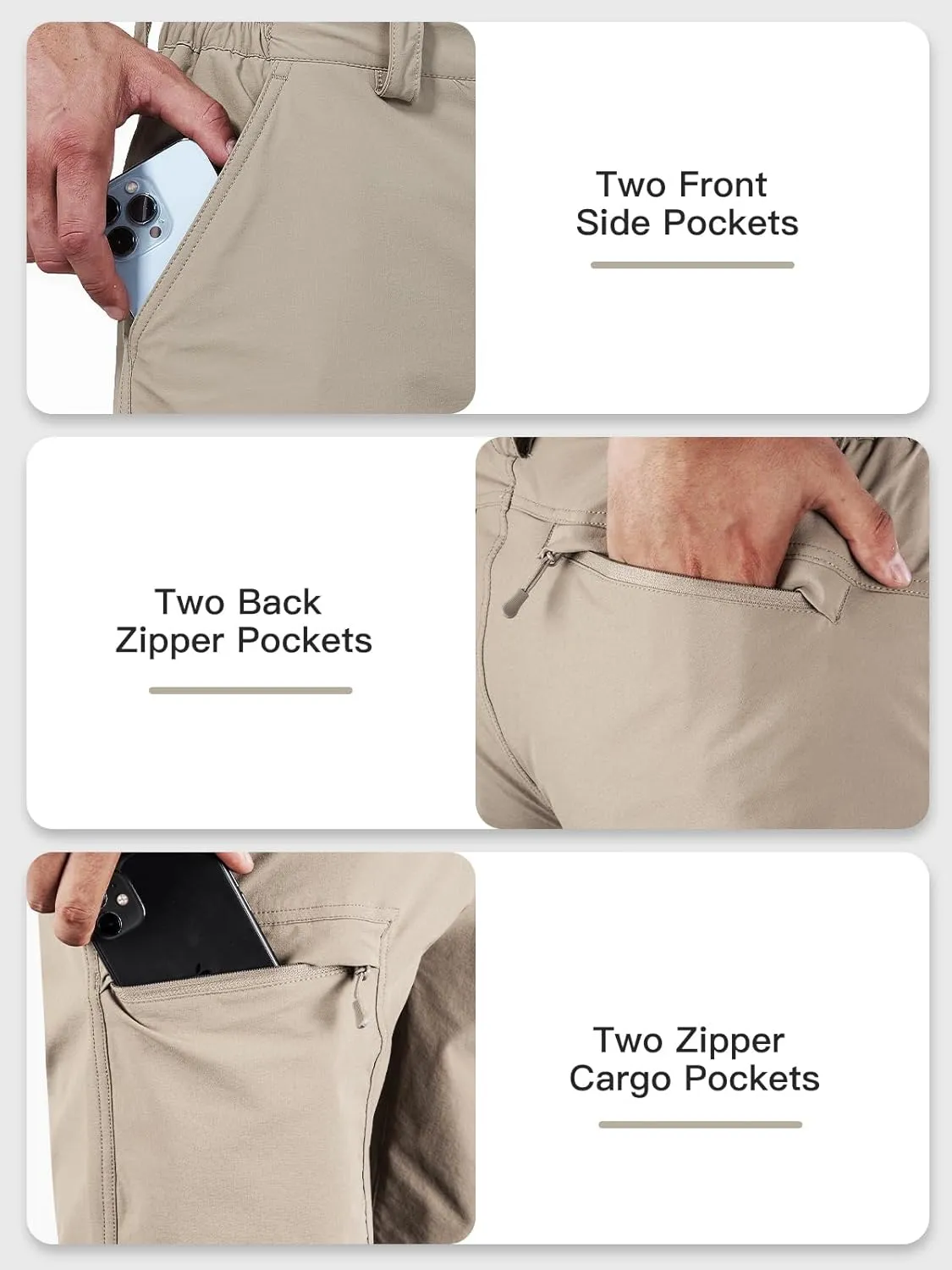 Tactical Cargo Shorts for Men Quick-Dry Lightweight Work Shorts with 7 Pockets,Durable Hiking Outdoor Short