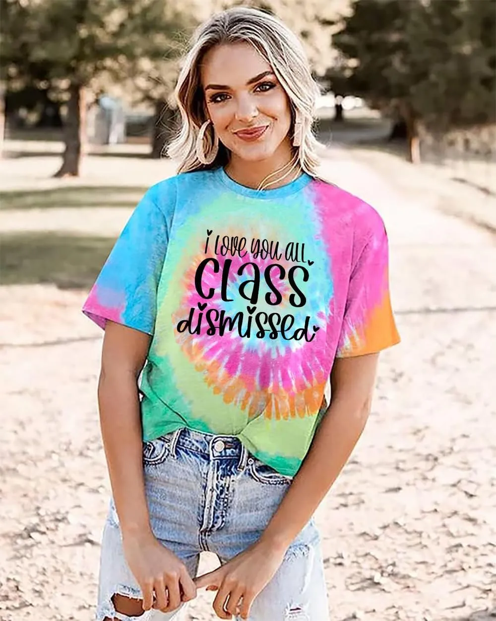Teacher T Shirt Women Last Day of School T-Shirt Teacher Life Shirts End of Year School Tees Teacher Appreciation Top