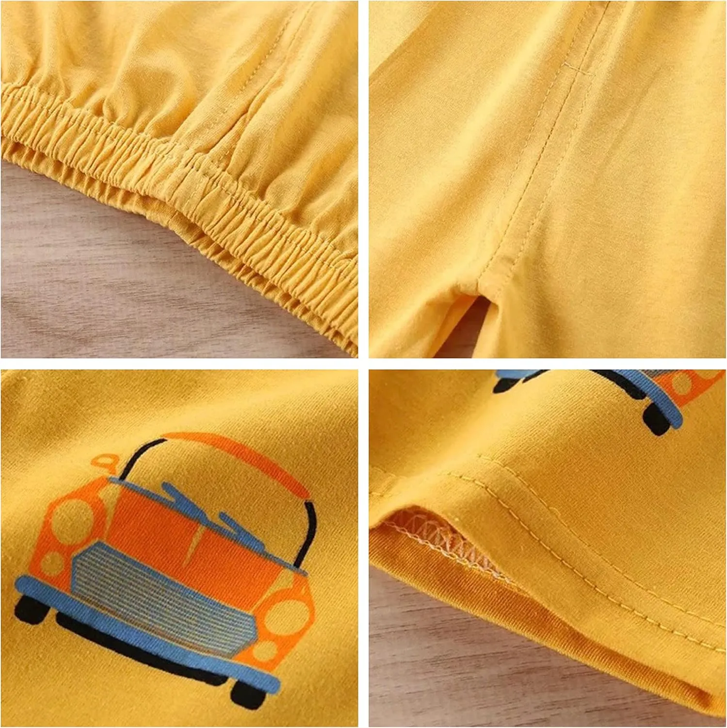 Toddler Baby Boy Shorts - Dinosaur Lightweight Cotton Shorts for Kids Boys Summer Elastic Waist Short Pants