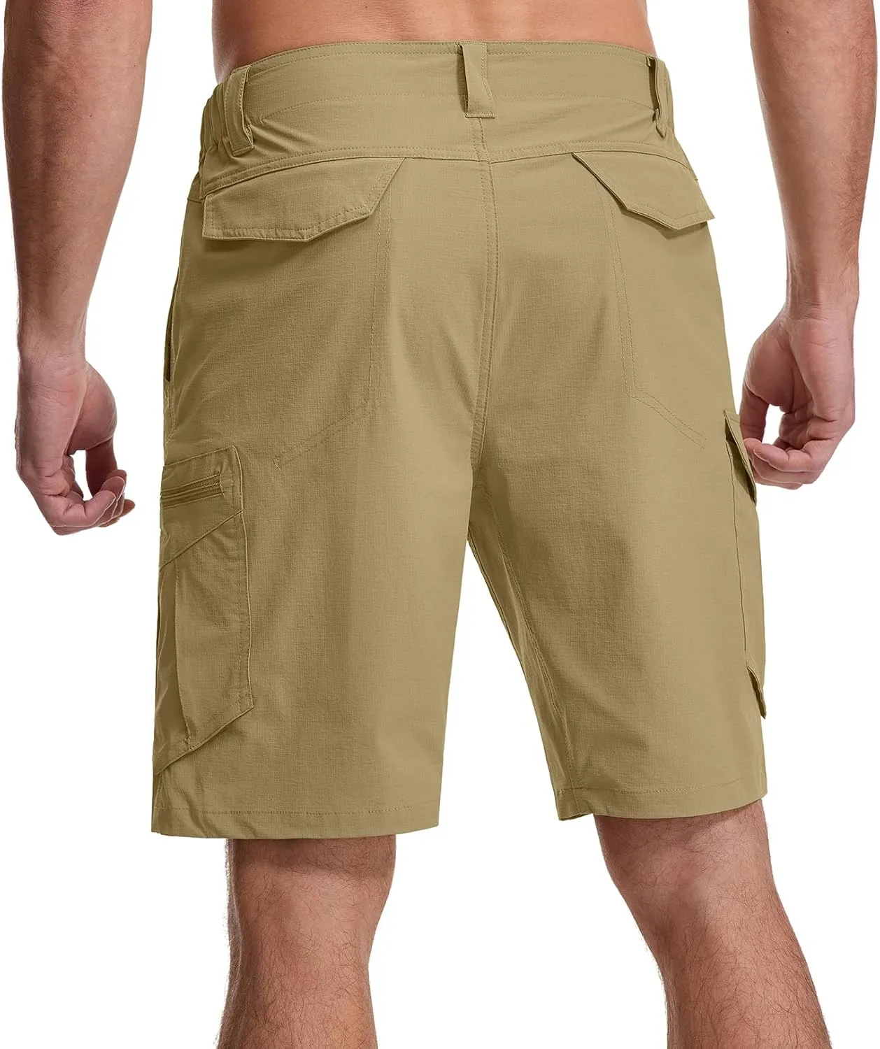 Toomett Mens Hiking Cargo Shorts Quick Dry Lightweight Travel Fishing Camping Golf Shorts with Multi Pockets