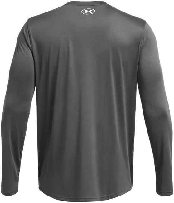 Under Armour Men's Team Tech Loose White/Grey Long Sleeve Shirt