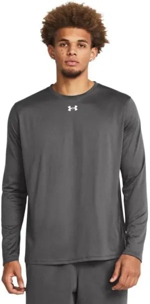 Under Armour Men's Team Tech Loose White/Grey Long Sleeve Shirt