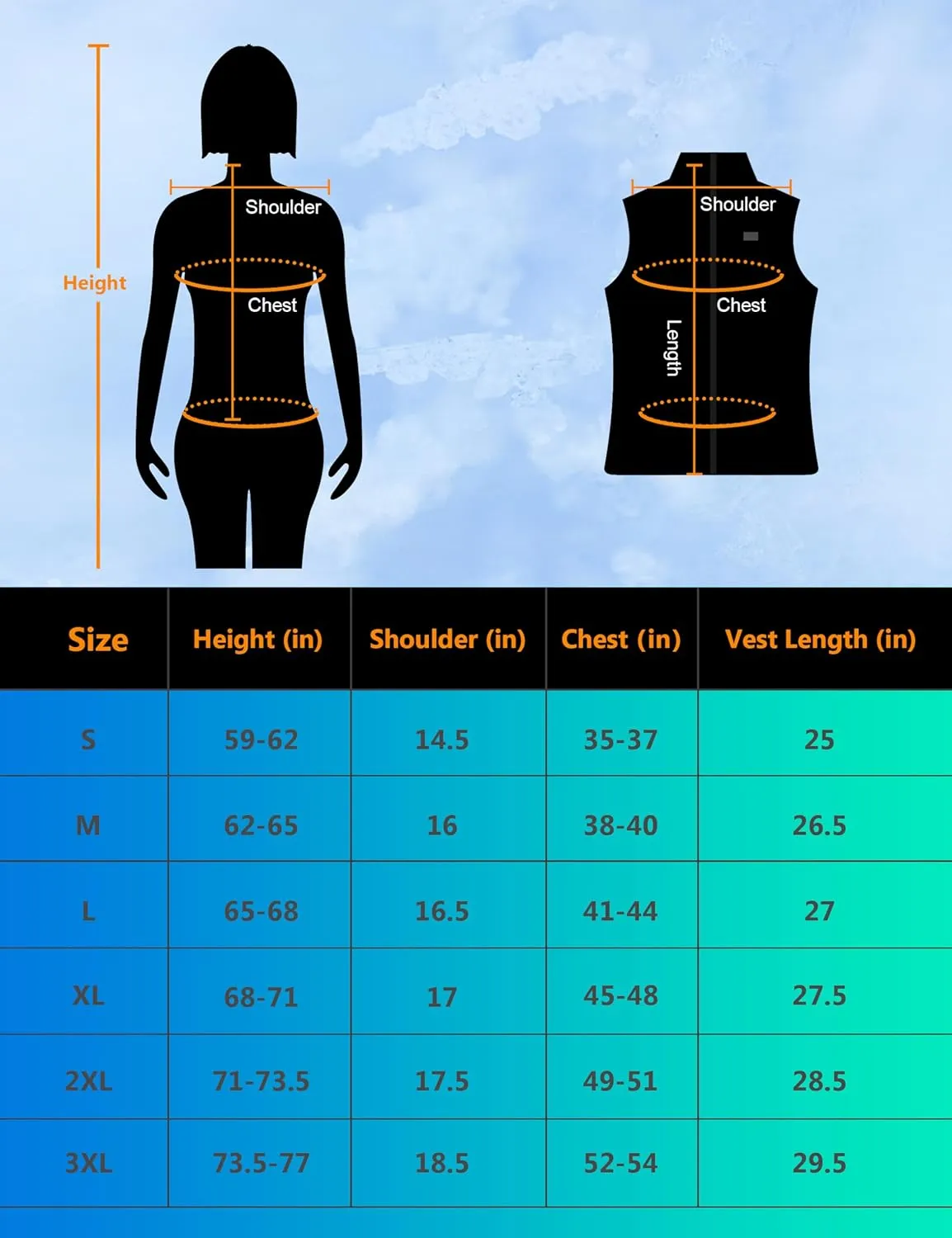 Upgraded Lightweight Heated Vest for Men and Women - Heating Vest with 10000mAh Large Capacity Battery Pack