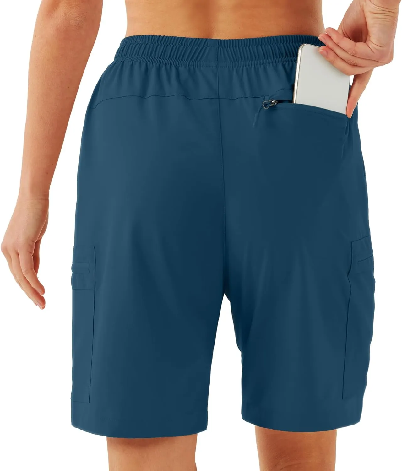 URBEST Women's Hiking Cargo Shorts Quick Dry Lightweight Summer Shorts for Women Outdoor Travel Golf Active
