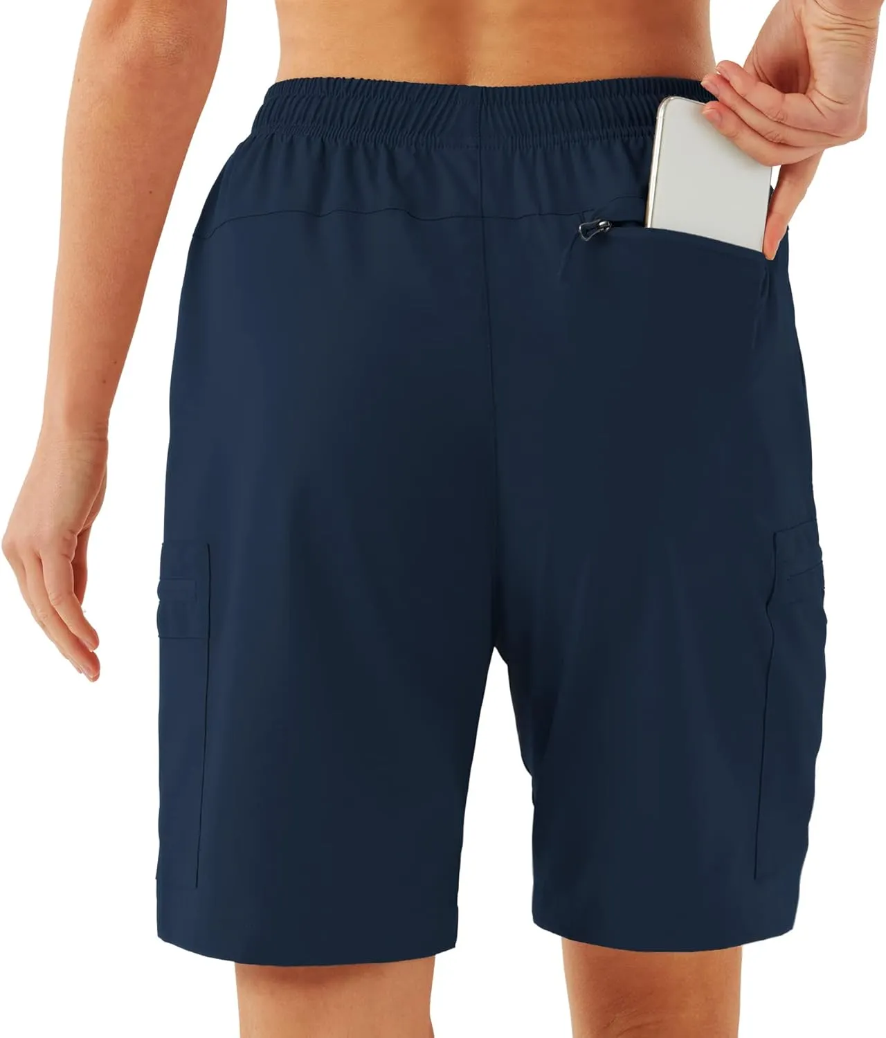 URBEST Women's Hiking Cargo Shorts Quick Dry Lightweight Summer Shorts for Women Outdoor Travel Golf Active