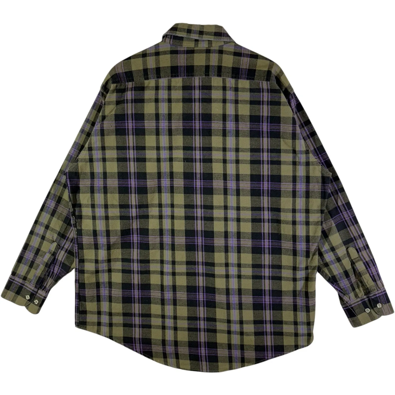 Vintage St John's Bay Plaid Button-Up Flannel