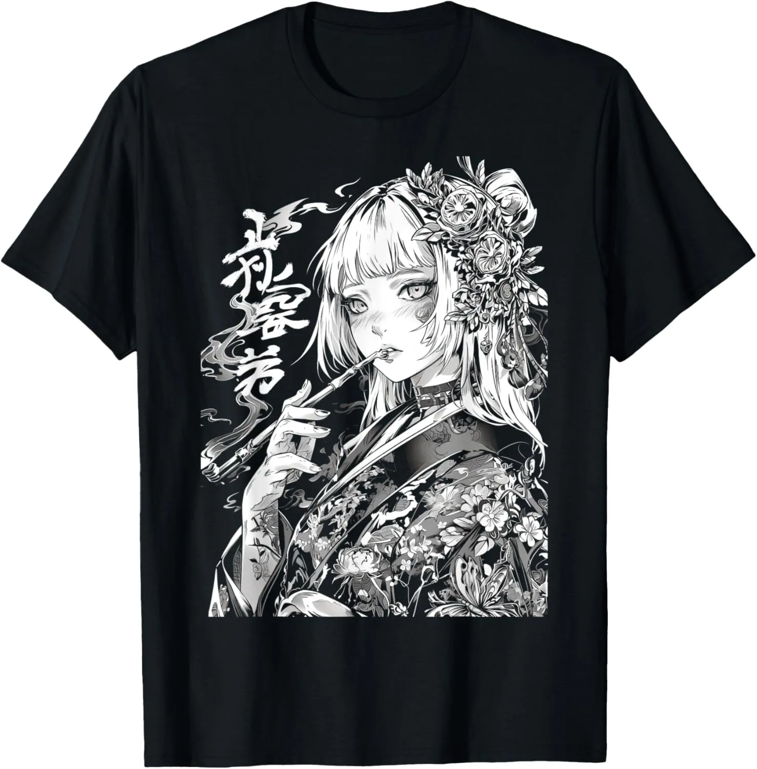 Waifu Anime Horror Girl Aesthetic T-Shirt