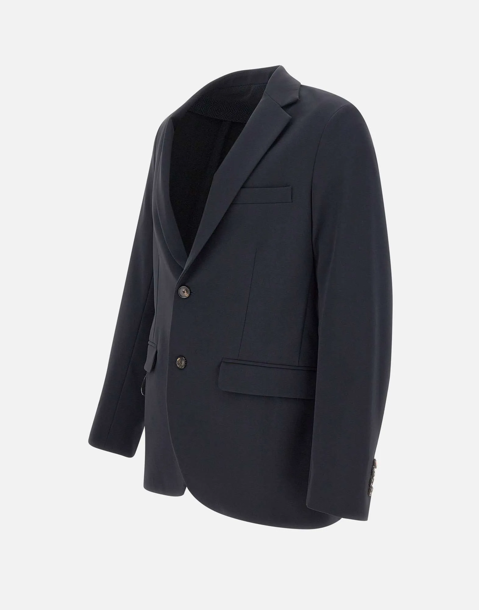Winter Blue Blazer with Pockets