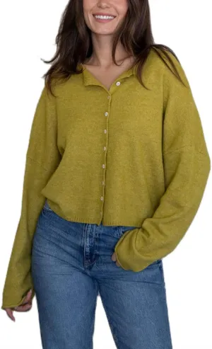 Women Casual Cardigan Sweater Lightweight Loose Crewneck Button Down Long Sleeve Basic Knit Tops
