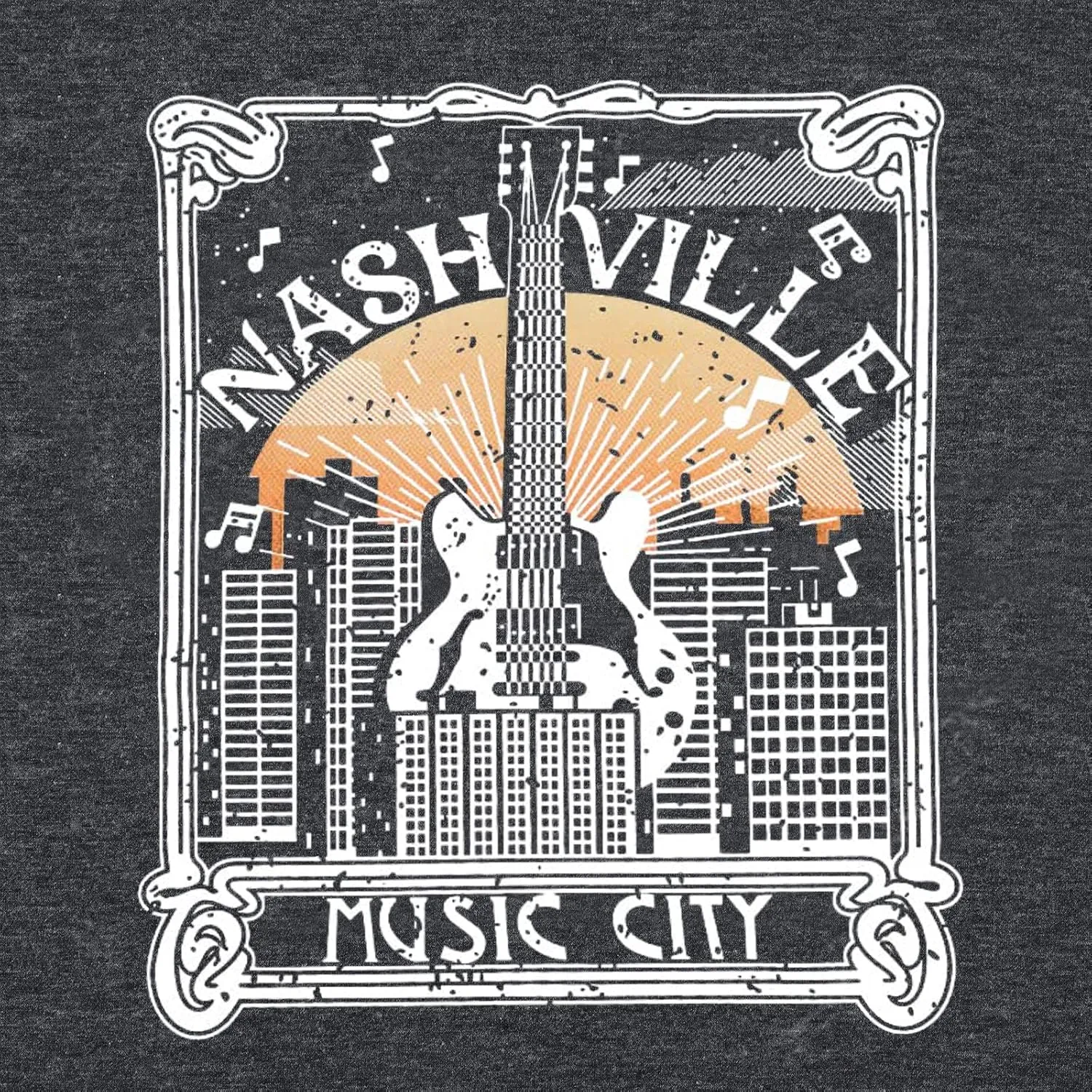 Women Country Music Shirts Nashville Concert Outfit Vintage Guitar Music City Tshirts Short Sleeve Summer Tees Tops