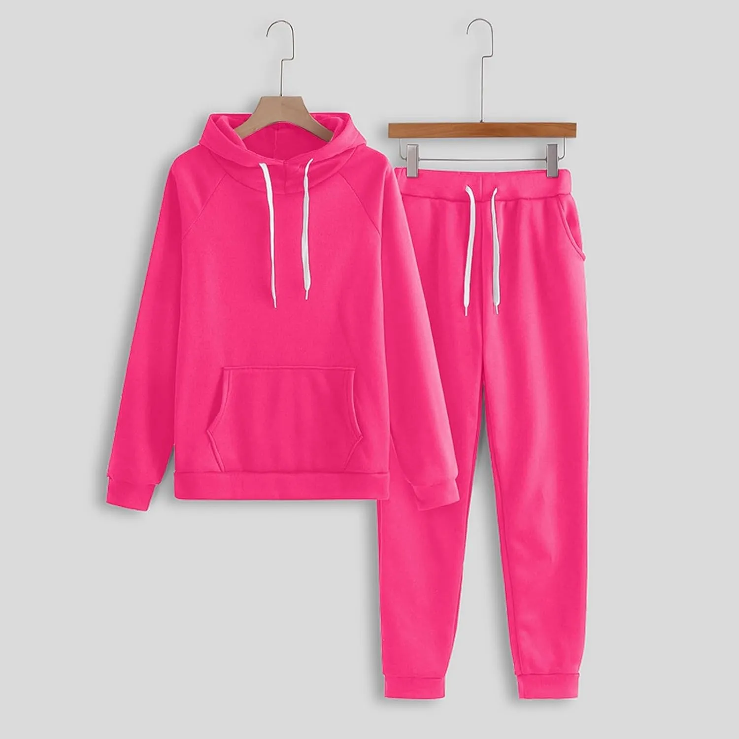 Women's 2 Piece Lounge Sets Long Sleeve Crewneck Active Sweat Jogger Sweatsuit Sets Sweatsuits