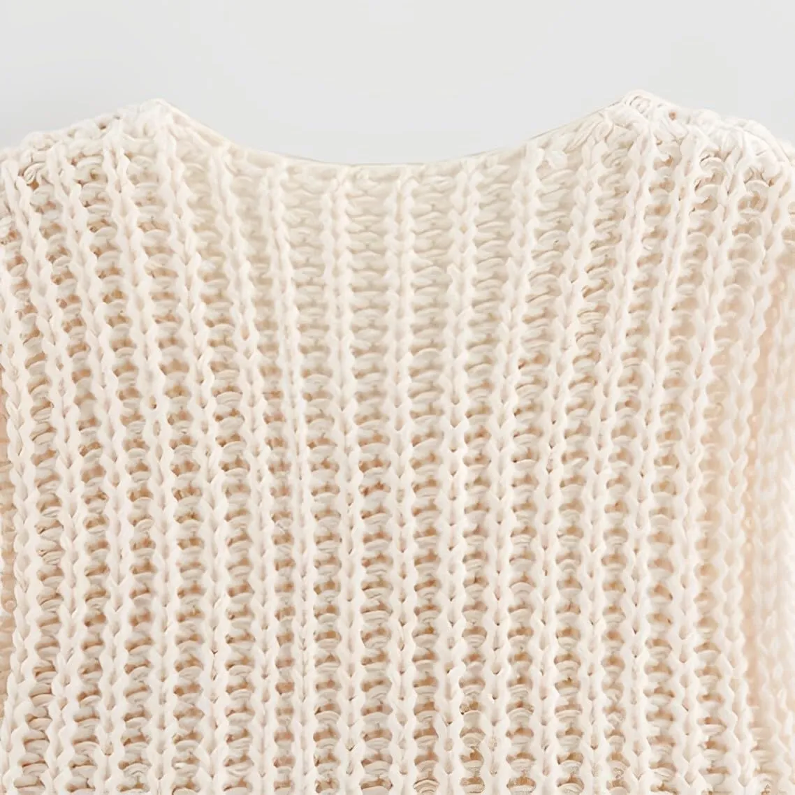 Womens Crochet Chunky Knit Top Sleeveless Button Down Crop Tops Trendy Cardigan Sweater Vest for Women with Pockets
