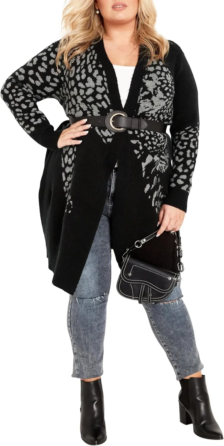 Women's Lena Leopard Cardigan