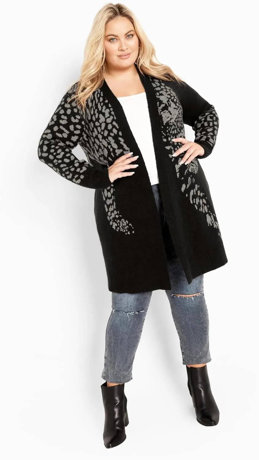 Women's Lena Leopard Cardigan