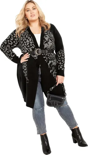 Women's Lena Leopard Cardigan