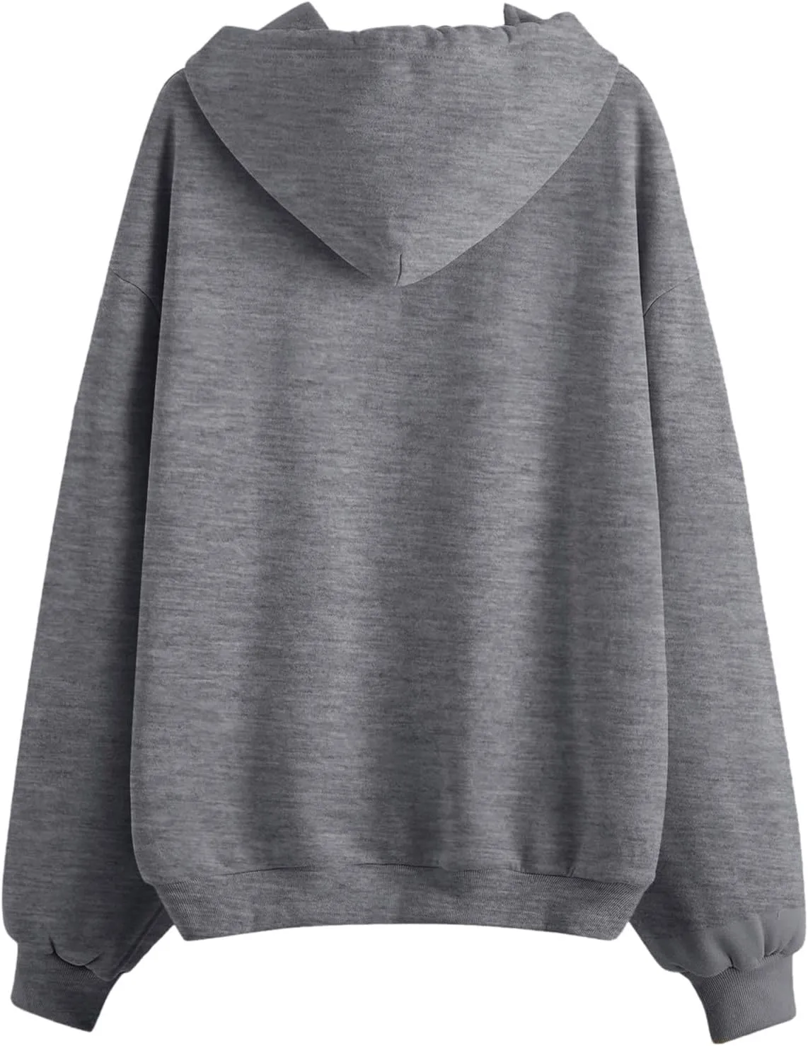 Womens Oversized Zip Up Hoodies Long Sleeve Fall Casual Sweatshirts Jacket Trendy Y2k Hoodie with Pocket, Medium