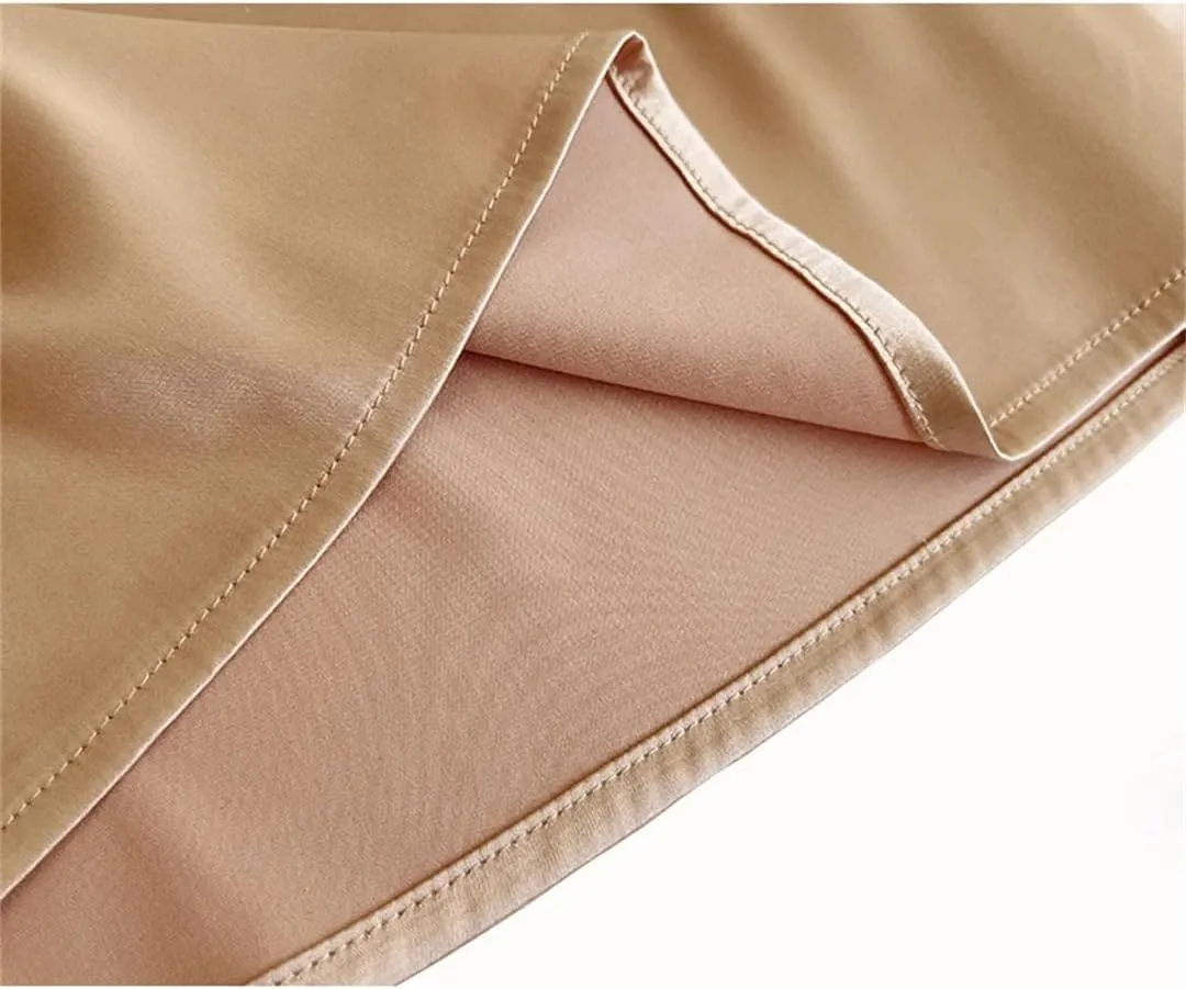 Women's Satin Camisole Tank Top for Spring Summer Korean Sleeveless Vest Shirt