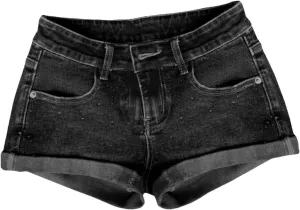 Women's Sexy Vintage Denim Shorts Slim High Waist Washed Jeans Shorts Wide-Leg Hot Short Pants
