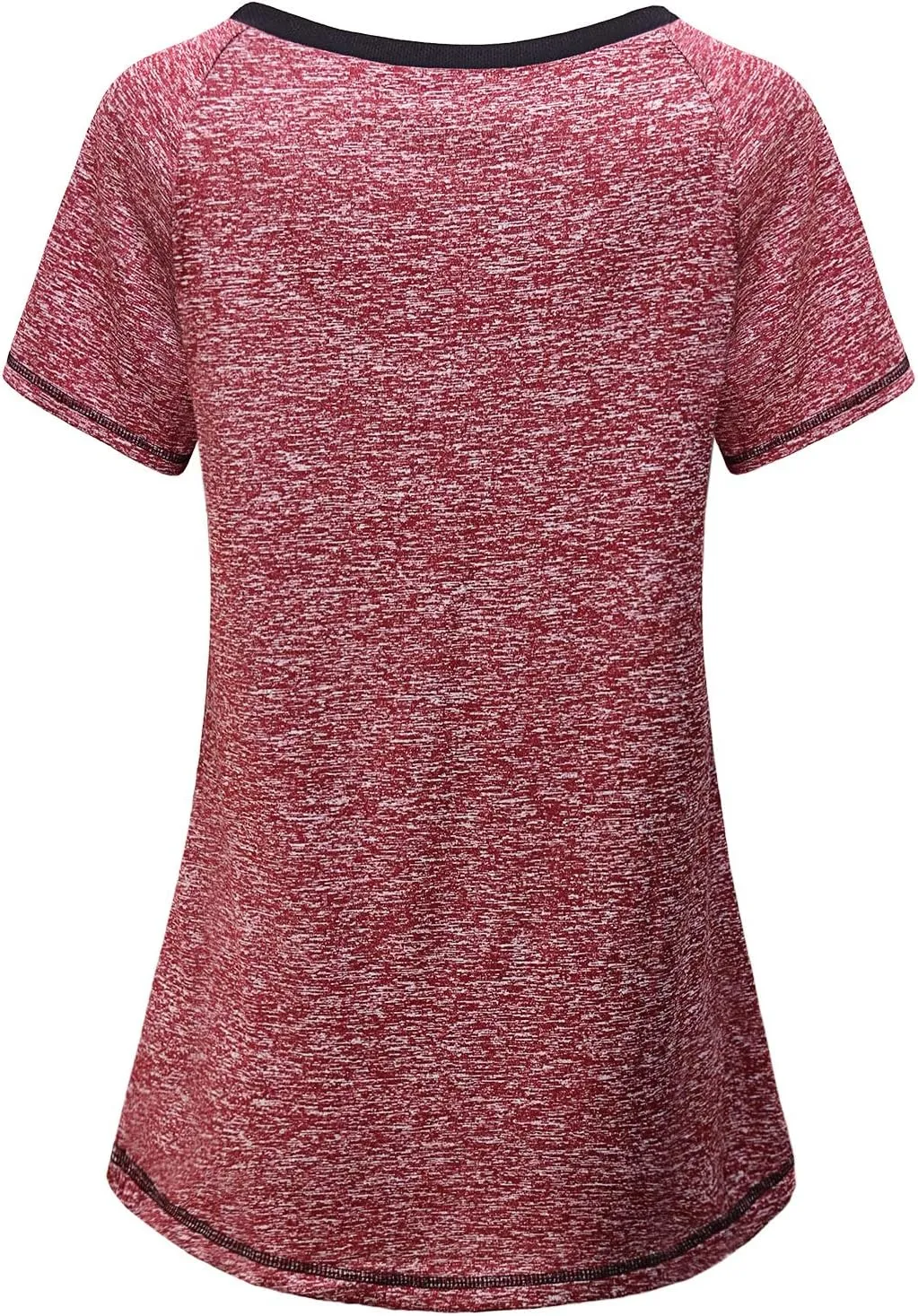 Womens Workout Shirts Fashion Casual Raglan Short Sleeve Yoga Gym Athletic Tops
