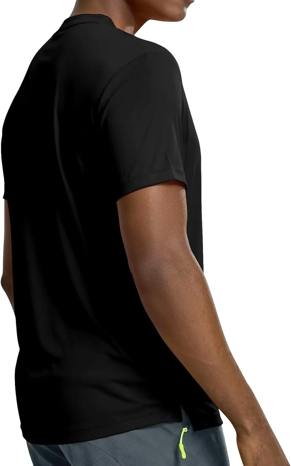 Zengjo Athletic T Shirts for Men,Quick Dry Gym Workout Running Sport Moisture Wicking Short-Sleeve Crewneck Tee