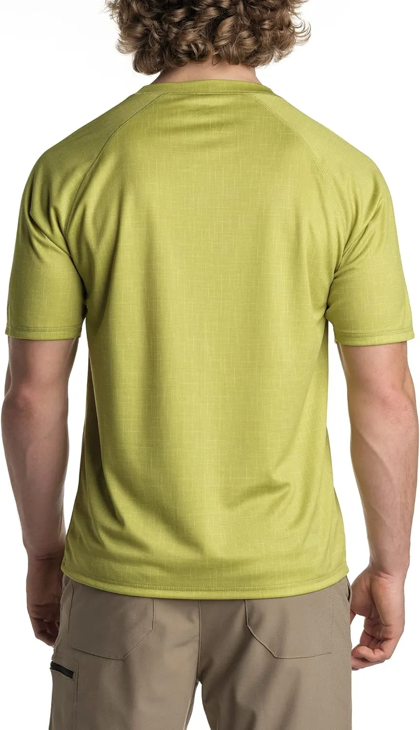 ZeroXposur Mens Sun Shirt UPF 50  - Lightweight, Quick-Dry Swim Shirts for Men - Short-Sleeve Rash Guard for Men