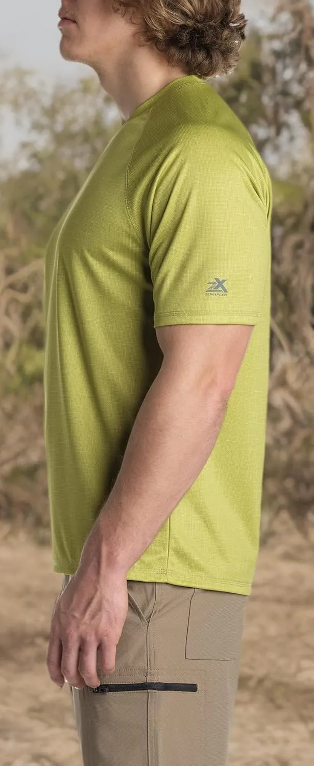 ZeroXposur Mens Sun Shirt UPF 50  - Lightweight, Quick-Dry Swim Shirts for Men - Short-Sleeve Rash Guard for Men